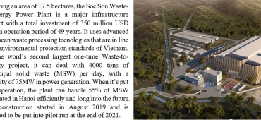 Soc Son waste to energy plant capacity of 4,000 tons/day and night